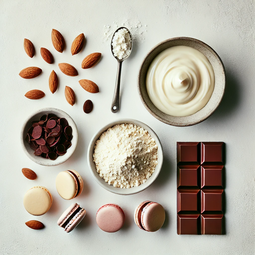 The natural ingredients used in Anastasiia's Bakery macarons