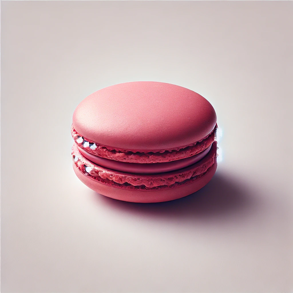 Raspberry macarons