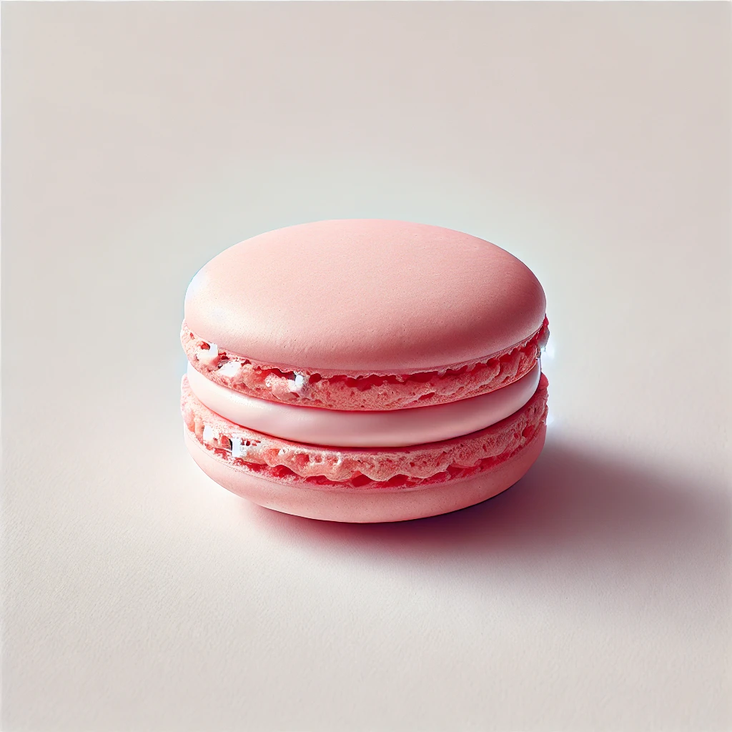Strawberry macarons